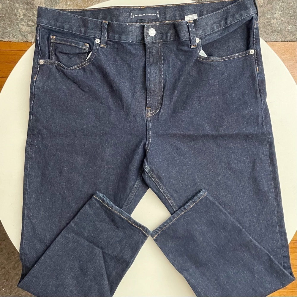 Everlane Uniform Men’s Dark Wash Jean 40x31